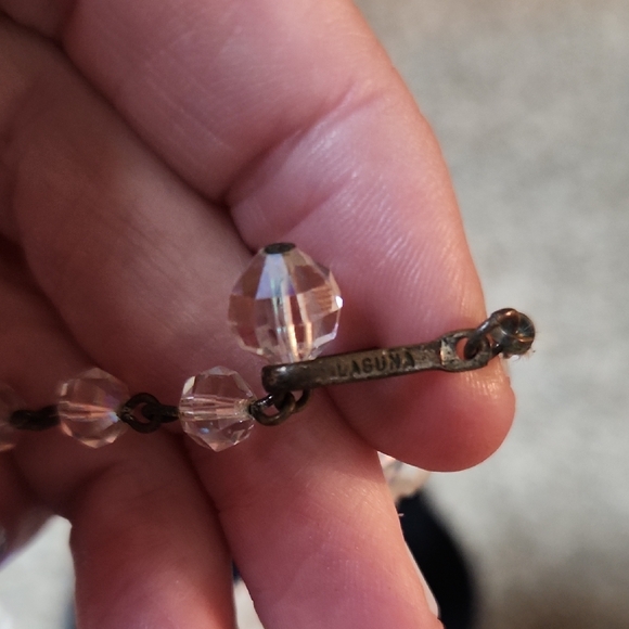 Laguna AB Crystal Necklace, Earring Set - Picture 3 of 9